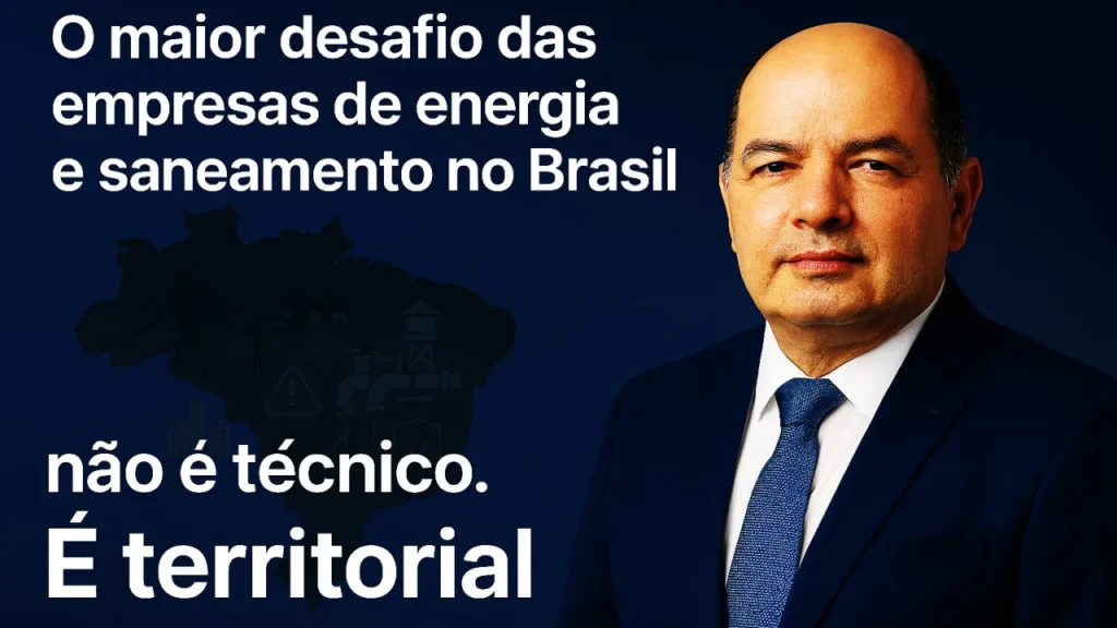 O maior desafio das empresas de energia e saneamento no Brasil não é técnico. É territorial.