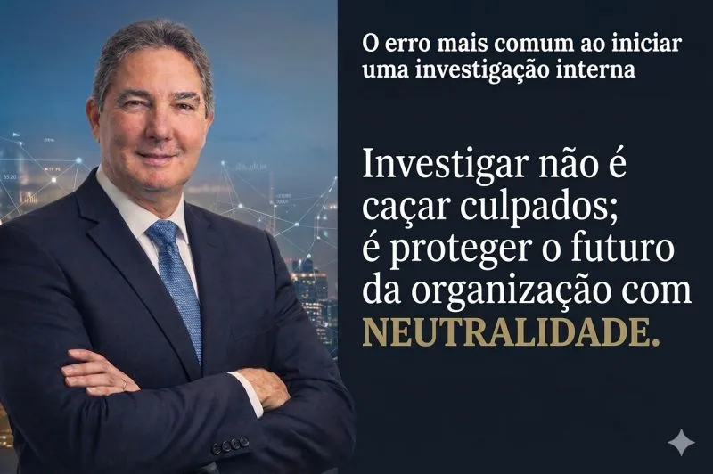 O ERRO MAIS COMUM AO INICIAR UMA INVESTIGAÇÃO INTERNA 6 O ERRO MAIS COMUM AO INICIAR UMA INVESTIGAÇÃO INTERNA